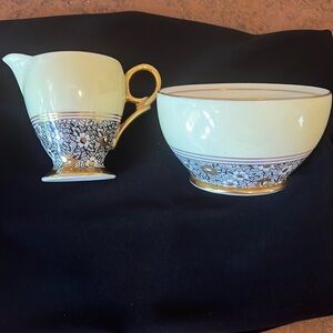 Royal Stafford Bone China made in England Creamer & SugarBowl